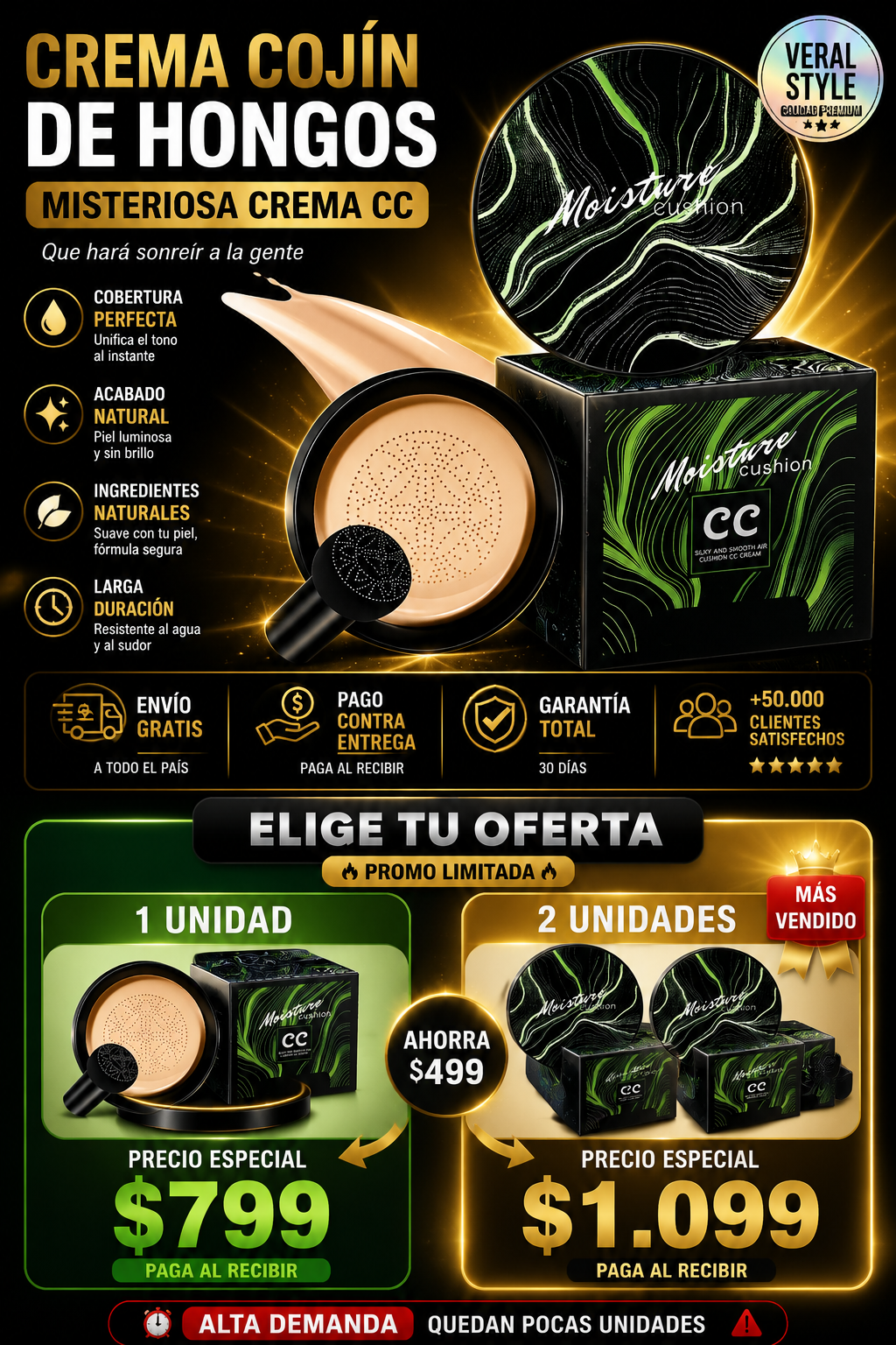 Base Maquillaje Moisture Corrector Bb Cr