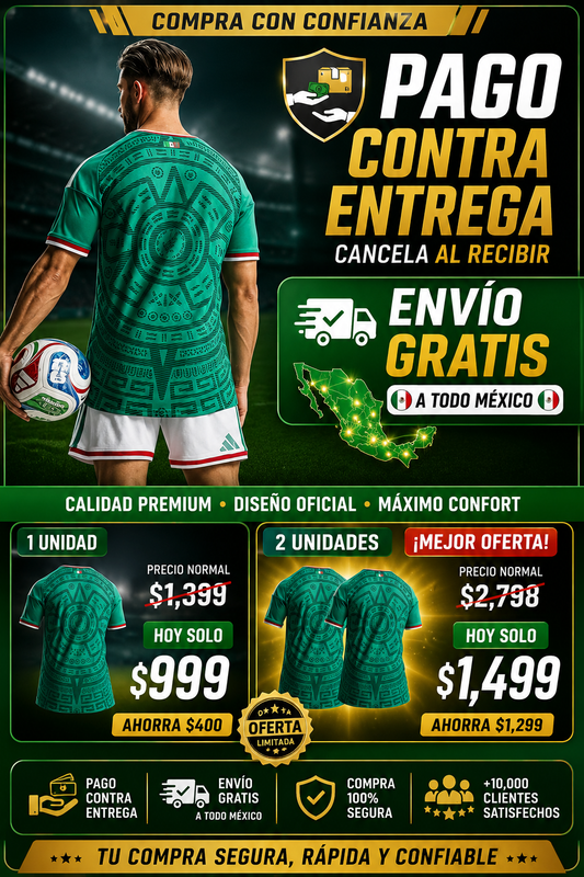 Camiseta Mexicana Mundial 2026