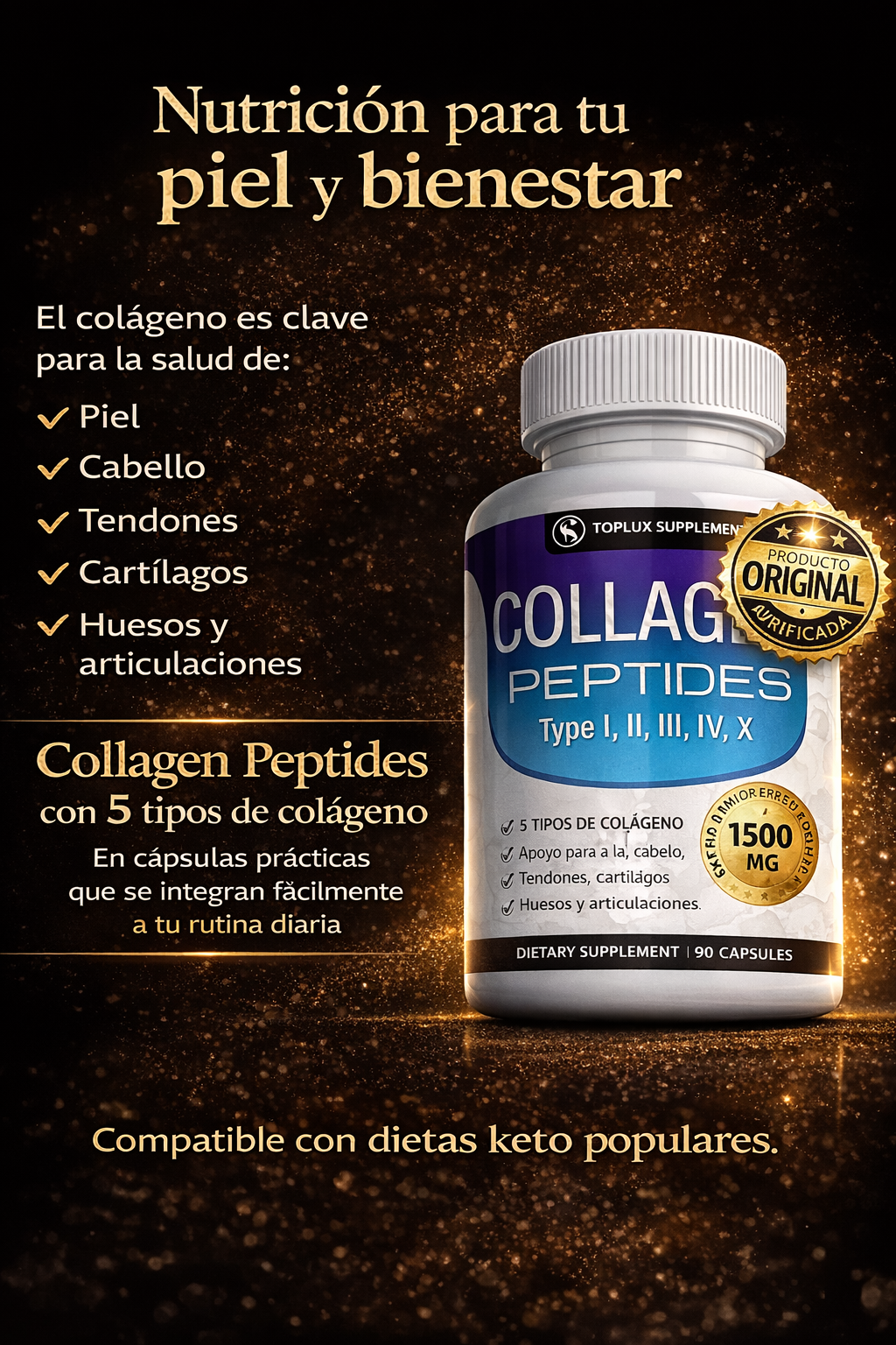 COLLAGENO PEPTIDES 1500 MG