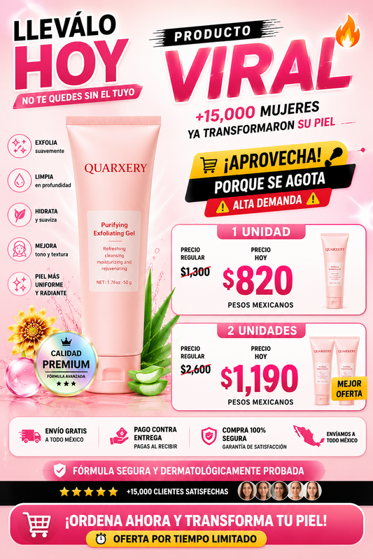 Gel Exfoliante Quarxery Purificante 50gr