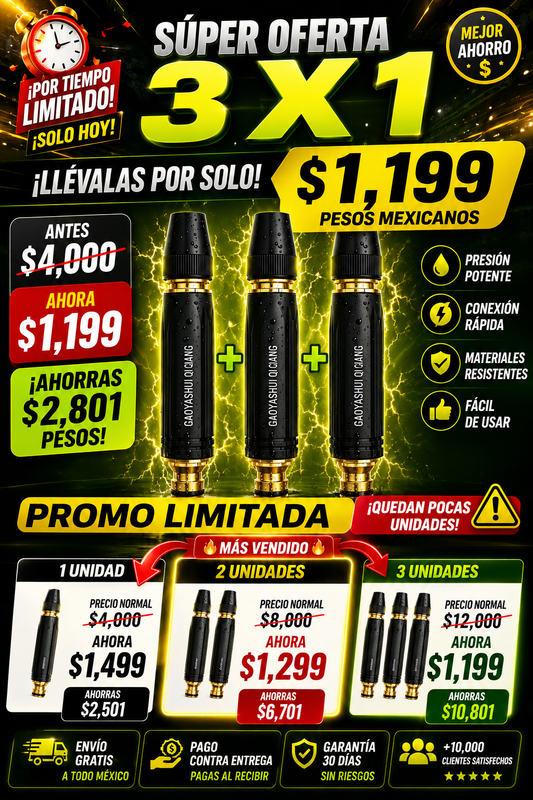 Conector E Pistola De Lavado De Alta Presion