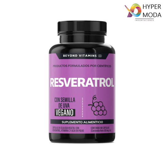 SUPLMENTO RESVERATROL 180 CAPSULAS