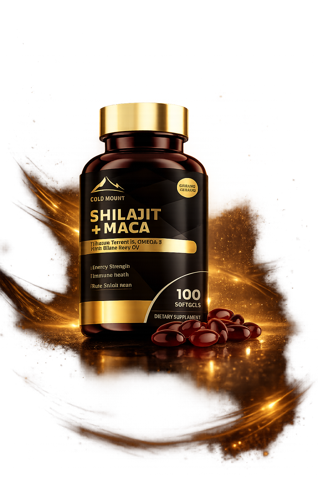 Suplemento Shilajit Maca 100 Capsulas
