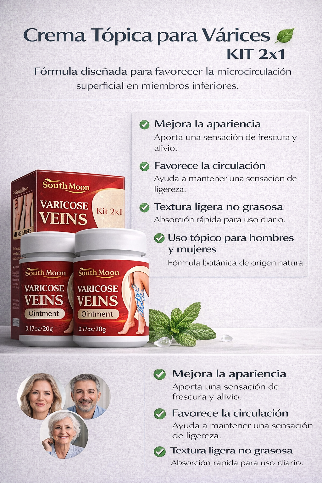 VARICOSE VEINS KIT 2X1