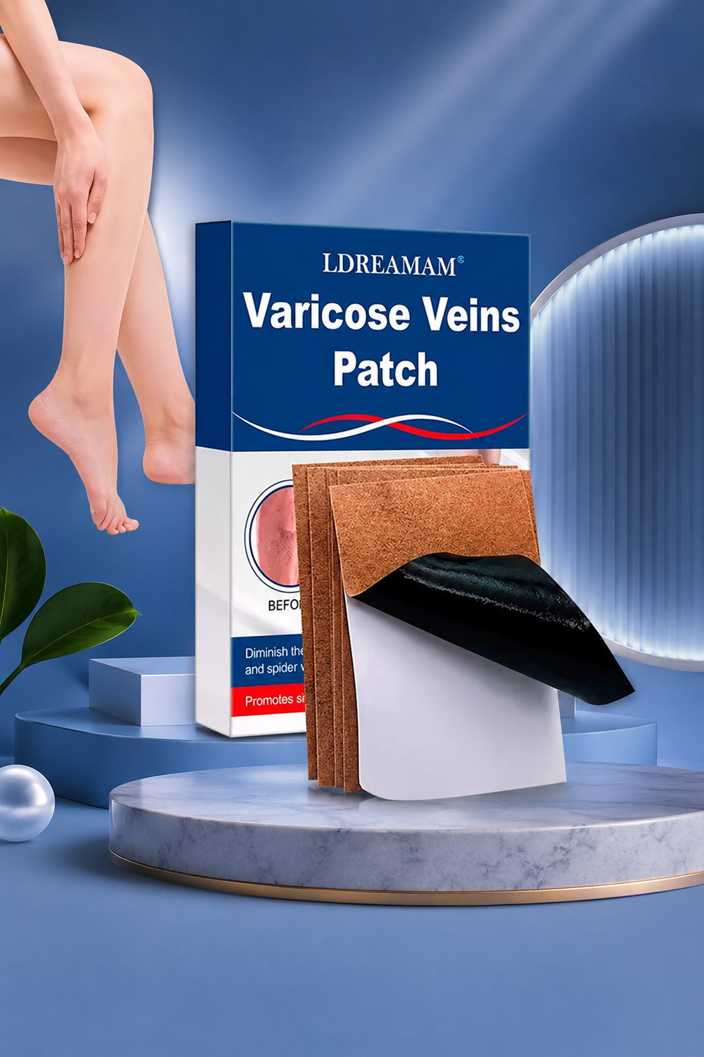 30 Parches De Varices Para Circulacion